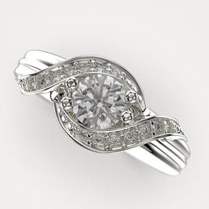 Jewelry Printable engagement ring stone 4mm 0.24ct  STL