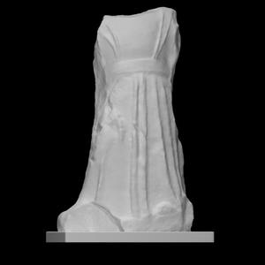 Torso of  a female statue