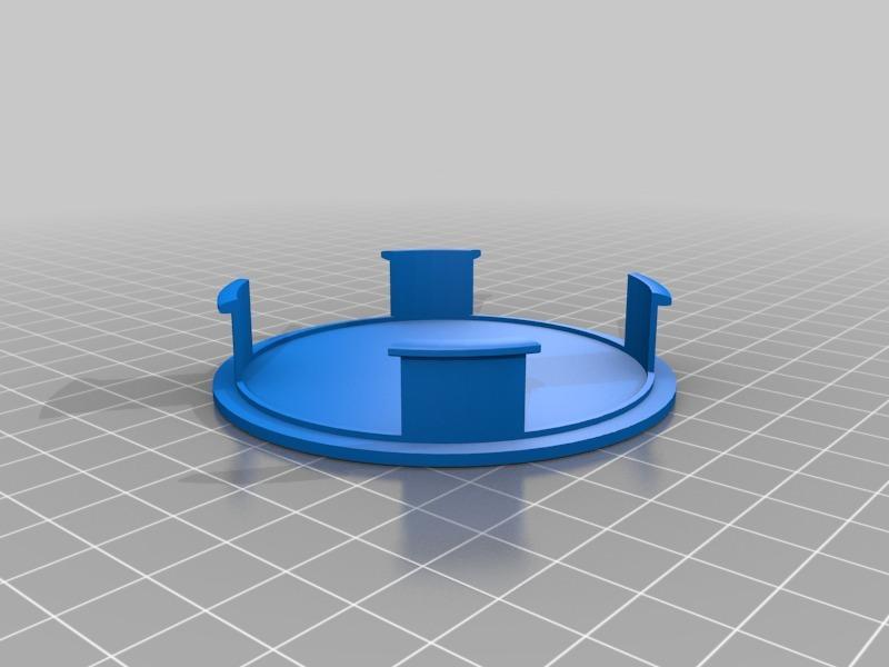 Cache prise Rond pour placo