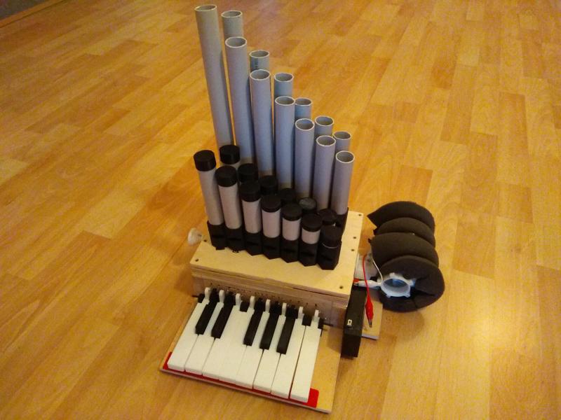 3D Printed Pipe Organ