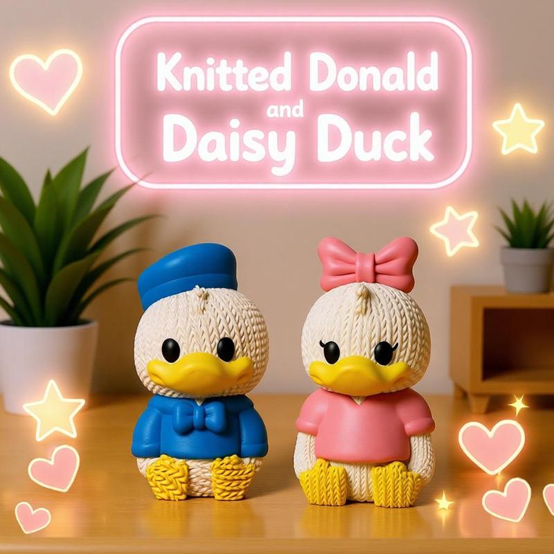Donald Duck and Daisy Duck Couple - Knitted - Crochet