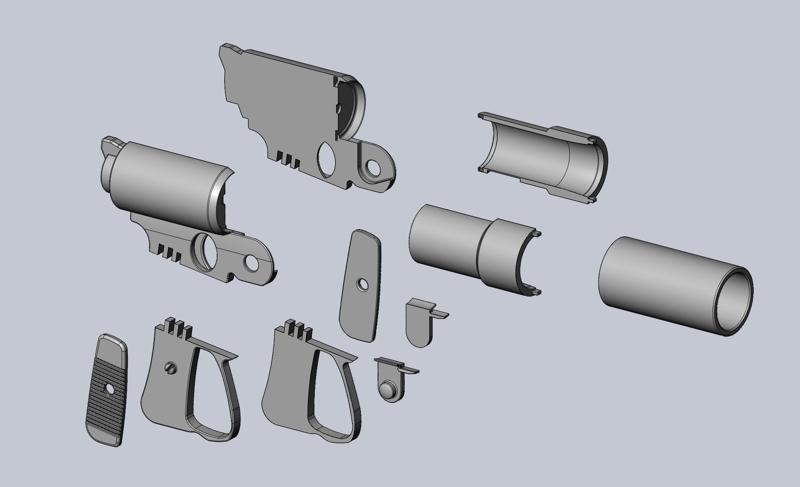 Laputa Gun Loadable Printable Assembly