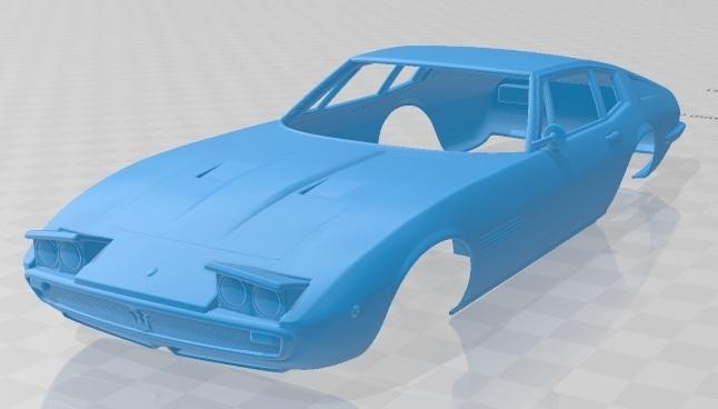 Maserati Ghibli Coupe 1967 Printable Body Car