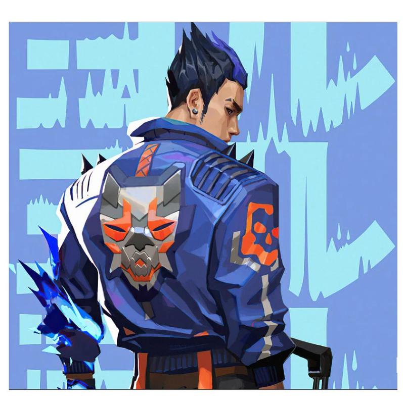 Valorant Yoru's Jacket Detail (Keychain)