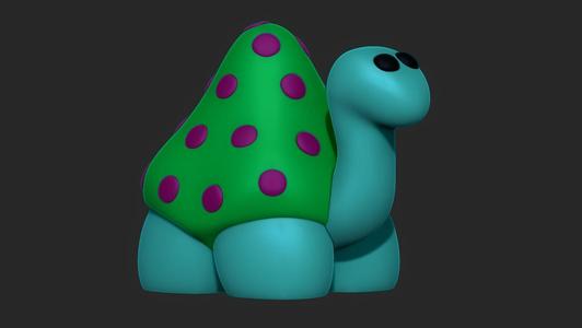 Cartoon turtle
