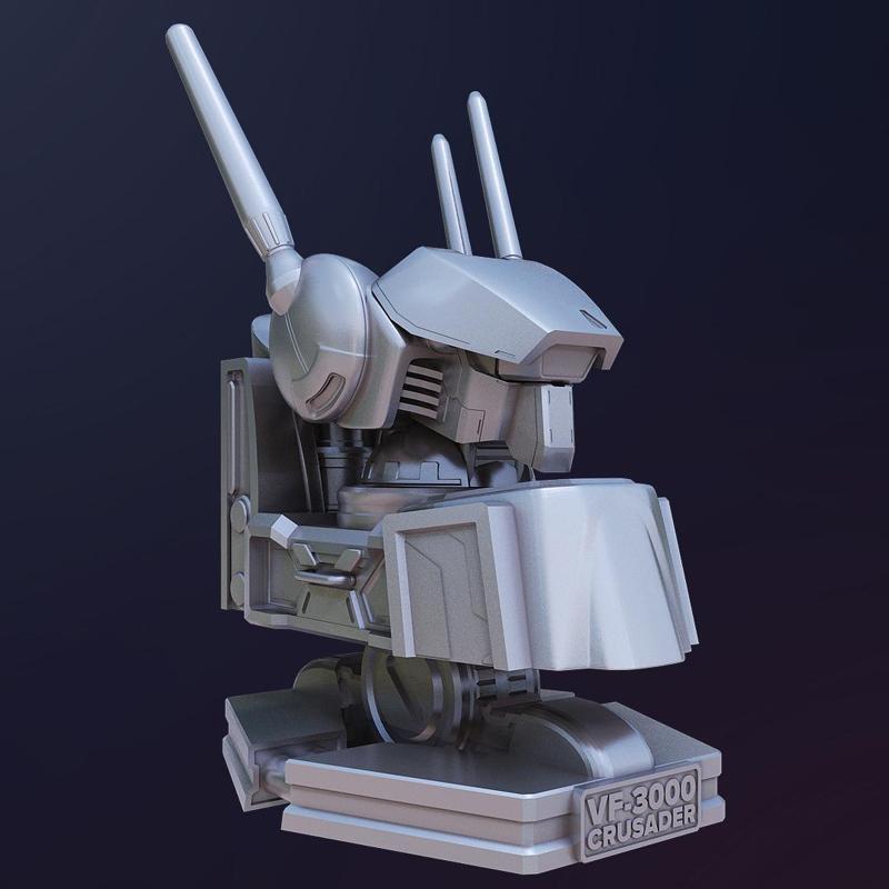 VF-3000 Crusader Head Bust