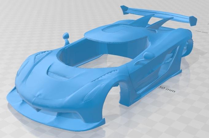Koenigsegg Jesko 2019 Printable Body Car