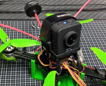 FPV Diatone Crusader Camera Mount SJCAM M10