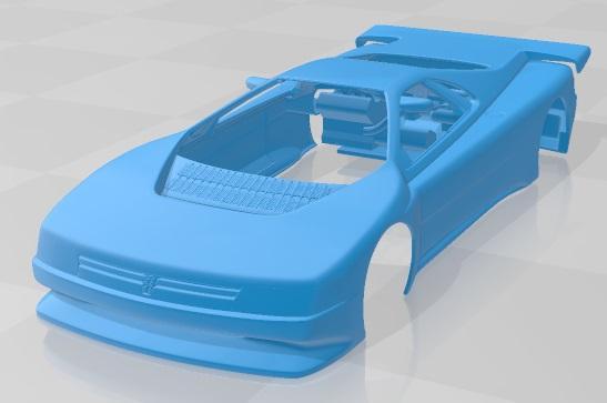 Peugeot Oxia 1988 Printable Body Car