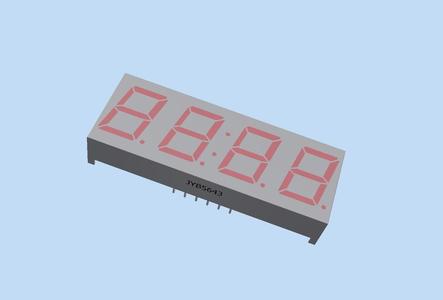 Model - 4x7seg LED Indicator (19mm x 50mm) 