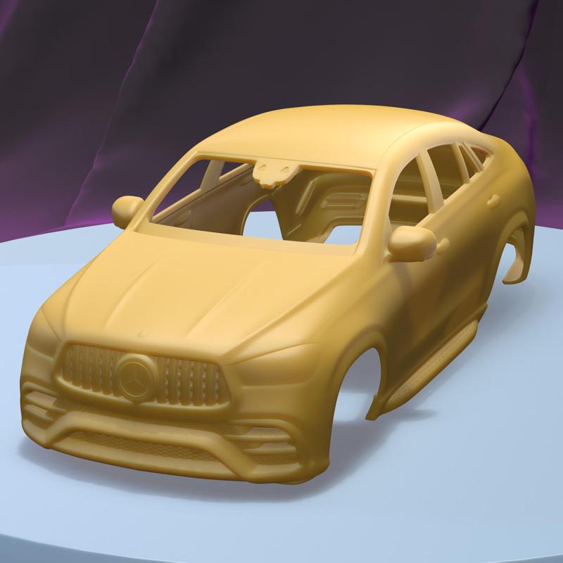 MERCEDES BENZ GLE 63 AMG COUPE 2021  (1/24) printable car body