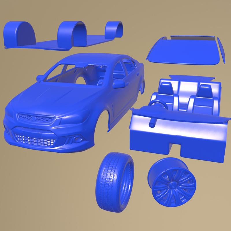 HSV Senator Signature Gen-F 2015 PRINTABLE CAR IN SEPARATE PARTS