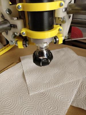 "Bottle Top Shroud" for 55mm Spindle