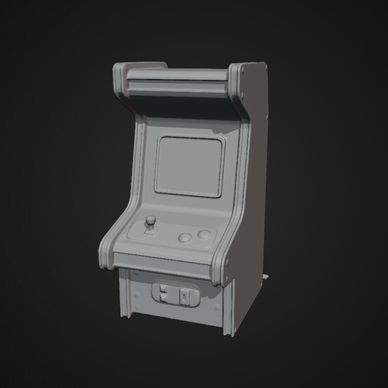 diorama miniature arcade game B2