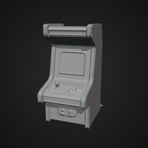 diorama miniature arcade game B2