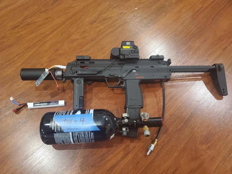 VFC MP7 AEG - HPA Conversion Kit using P* Jack or F2 or Inferno