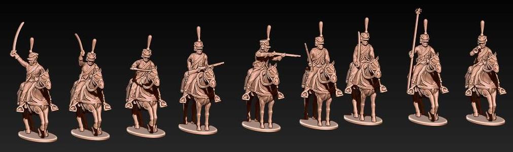napoleonic french chasseurs a cheval