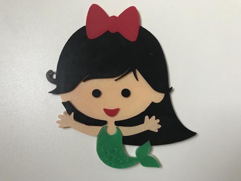 Mermaid (no support, multicolor)