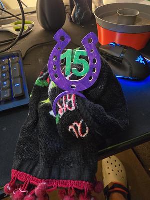 Sweet 15 (Quinceañera) Napkin holder horse shoe