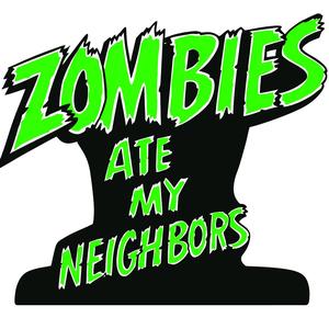Zombies Ate My Neighbors Logo Display  | Retro Gaming Display