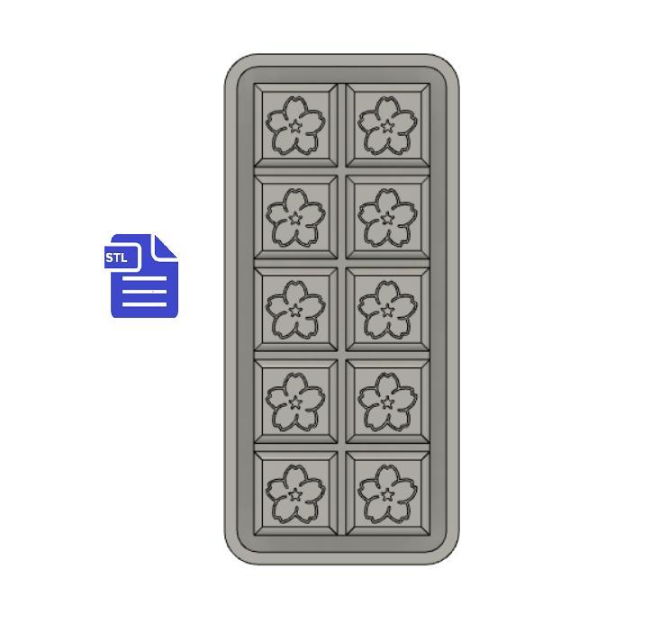 Sakura Snap Bar Silicone Mold Housing