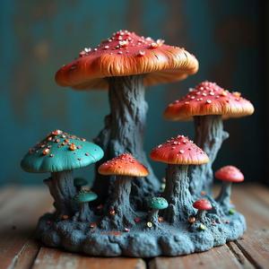 Enchanted Mushroom Garden STL - BuildWorlds