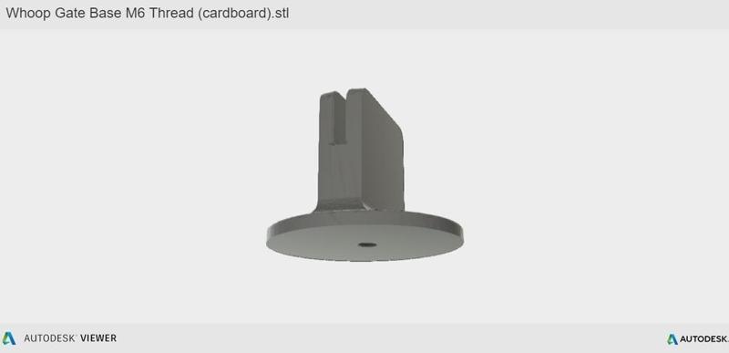 WhaleFPV TinyWhoop Race Gate Feet / Base M6 Thread