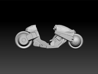 Future Motorcycle - space Motorcycle