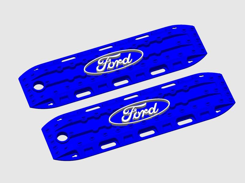 ford recovery board keychain