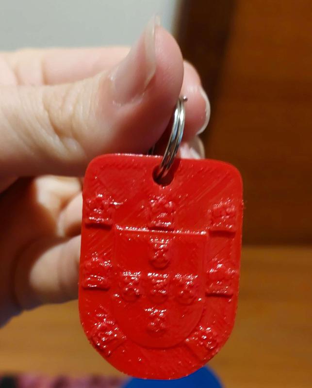 Portugal Coat of Arms Keychain