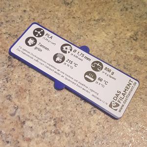 Label Clip for Parametric MasterSpool