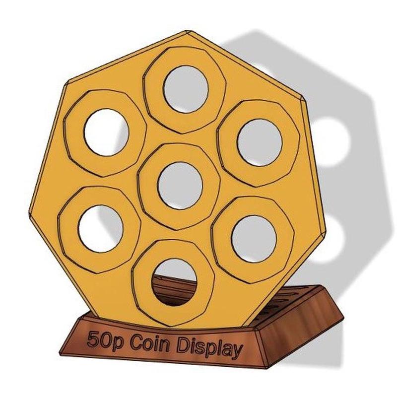 50p Coin Collection - Display Stand