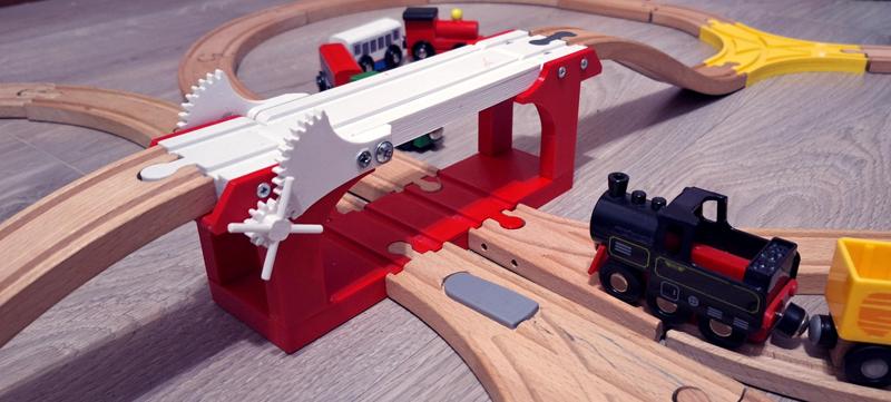 Train drawbridge (Brio compatible)