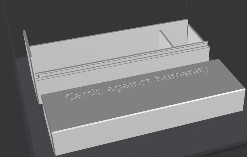 Cards against Humanity box optimised for print-at-home