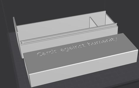 Cards against Humanity box optimised for print-at-home