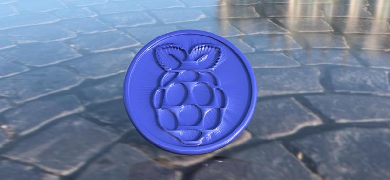 Raspberry Pi coaster