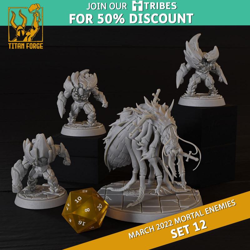 RPG - Monsters DnD 5e - Mortal Enemies Set 12