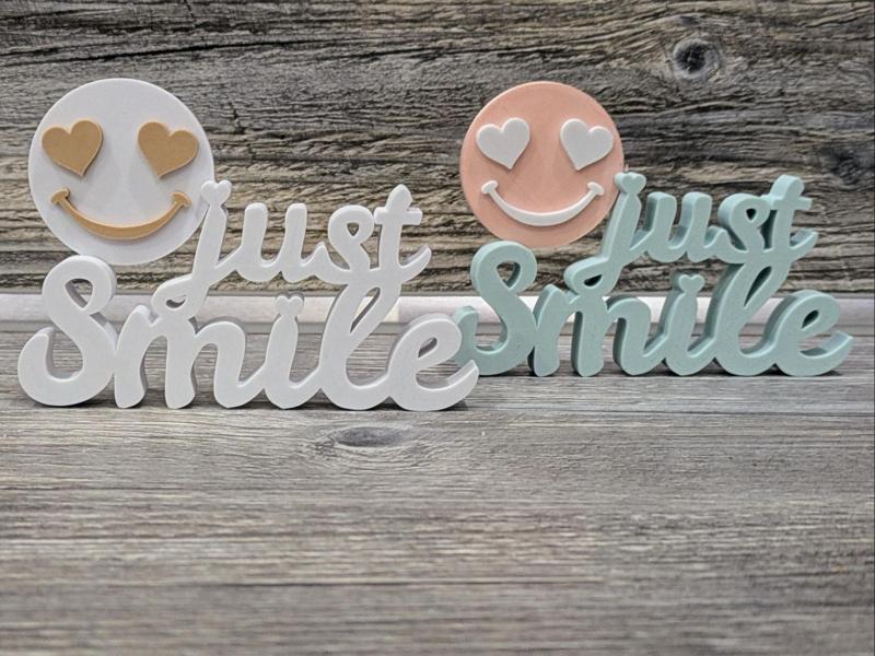 Just Smile – Cute Emoji Sign