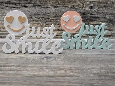 Just Smile – Cute Emoji Sign