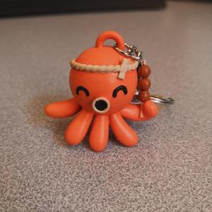 Octopus Takoyaki Keychain