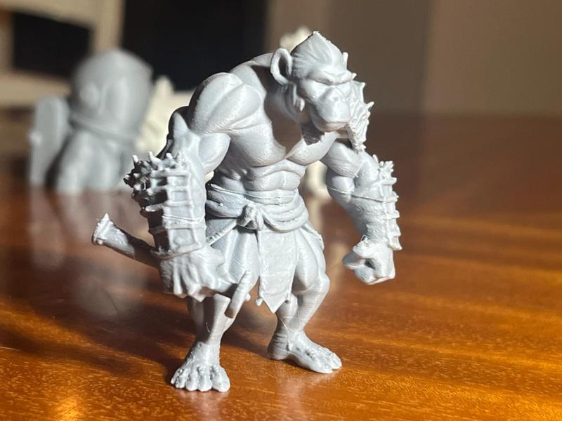 miniature monkey samourai