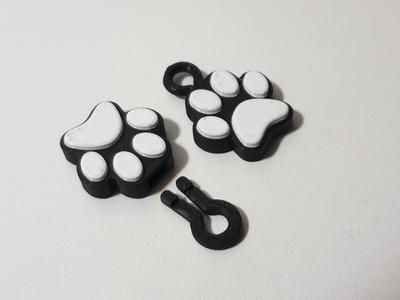 Zipper Pull Tab Paw