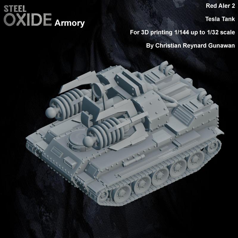 Red Alert 2 Style Tesla tank