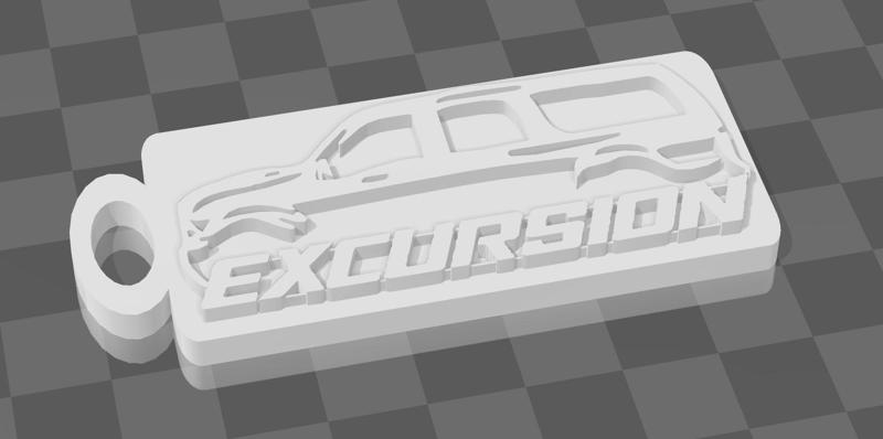 Ford Excursion Keychain