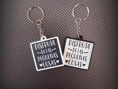 Enjoy the Little Things Keychain