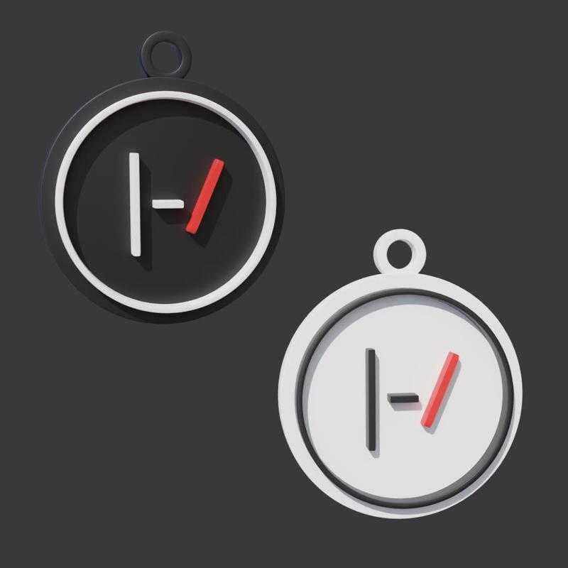 Twenty One Pilots Blurryface keychain