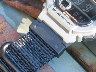 16, 18 & 19 mm watch lug to 20, 22 & 24 mm NATO strap adaptor
