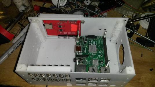 Mini Rack Mounted Dual RPI/Odroid C1+ Case with Integrated Screen
