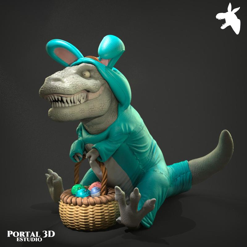 EASTER DINOSAUR/Rabbit-saur