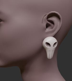 VELVETTE EARRINGS - COSPLAY HAZBIN HOTEL